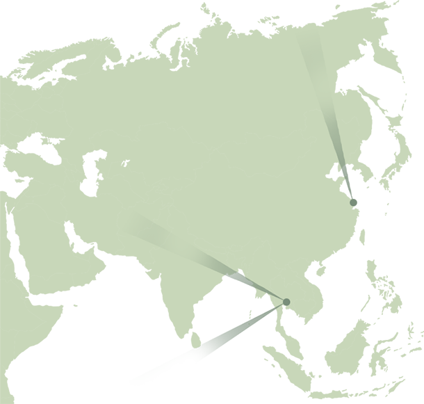 海外拠点 地図