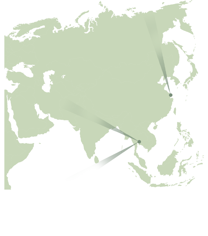 海外拠点 地図