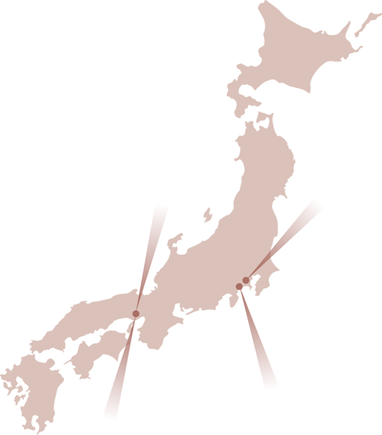 国内拠点 地図